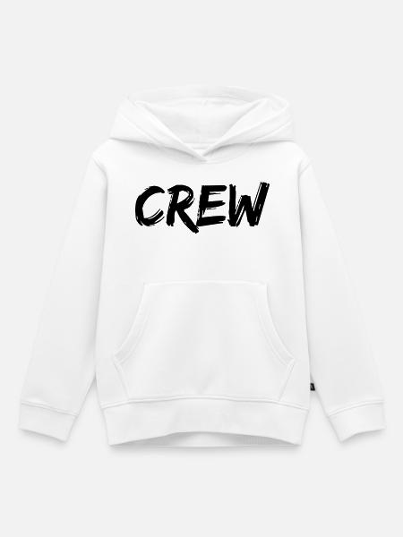 crew - Kinder Premium Organic Hoodie - Weiß