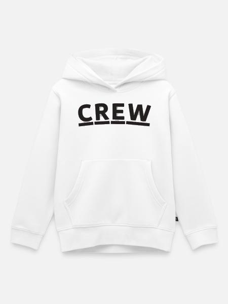 Crew - Kinder Premium Organic Hoodie - Weiß