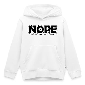 Abstrakte Farbexplosion auf Leinwand - Kinder Premium Organic Hoodie - Weiß - Vorne - AI Model Kid Female (0cm)