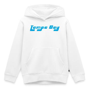 Tampa Bay USA - Kids Premium Organic Hoodie - white - Front - AI Model Kid Female (0cm)