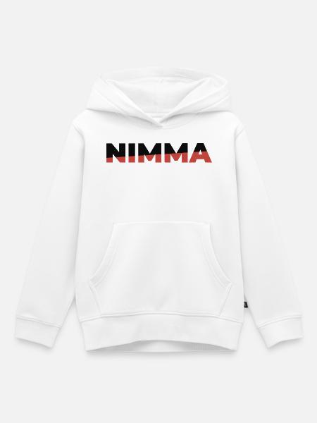 NIMMA - Kinder Premium Organic Hoodie - Weiß