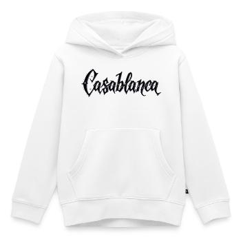 Casablanca - Kinder Premium Organic Hoodie - Weiß - Vorne - AI Model Kid Female (0cm)