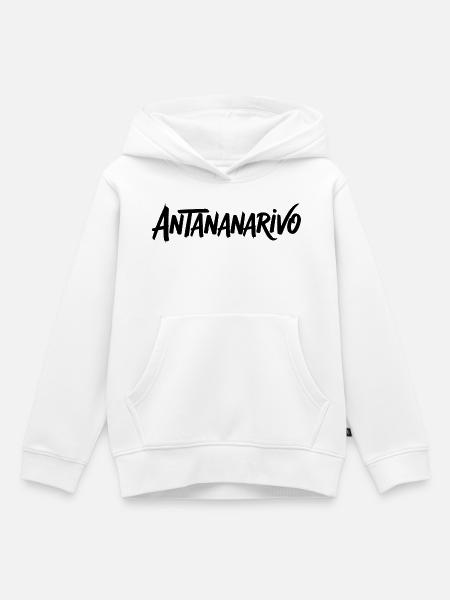 Antananarivo - Kinder Premium Organic Hoodie - Weiß