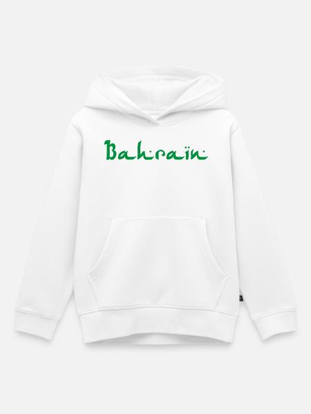Bahrain - Kinder Premium Organic Hoodie - Weiß