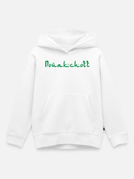 Nouakschott Mauritania - Kinder Premium Organic Hoodie - Weiß