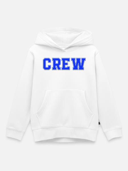 Crew - Kinder Premium Organic Hoodie - Weiß