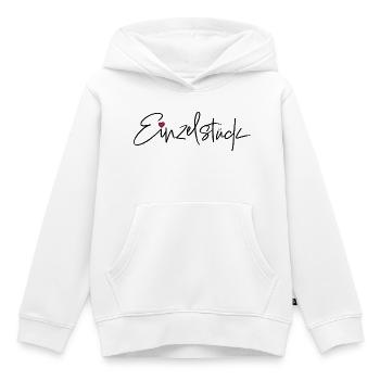 Uniek stuk cadeau individualistisch uniek stuk - Kinder Premium hoodie biologisch - wit - Voor - AI Model Kid Female (0cm)
