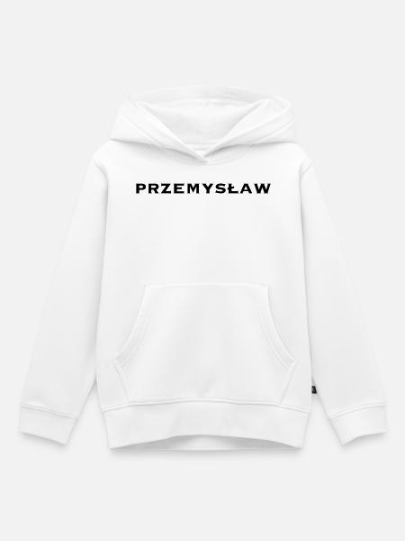 Przemyslaw - Kinder Premium Organic Hoodie - Weiß