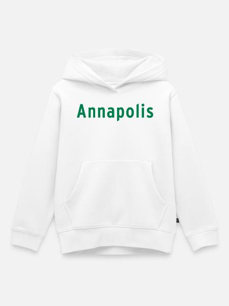 Annapolis - Kinder Premium Organic Hoodie - Weiß