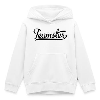 Teamster - Kinder Premium Organic Hoodie - Weiß - Vorne - AI Model Kid Female (0cm)