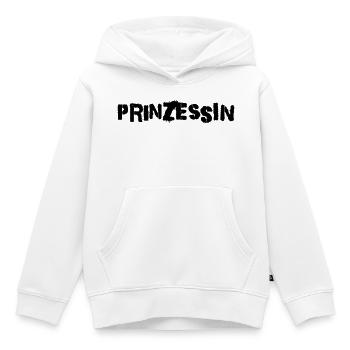 Prinzessin - Kinder Premium Organic Hoodie - Weiß - Vorne - AI Model Kid Female (0cm)