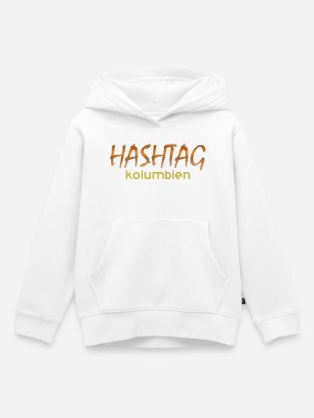 Geschenk für kolumbien - Kinder Premium Organic Hoodie - Weiß