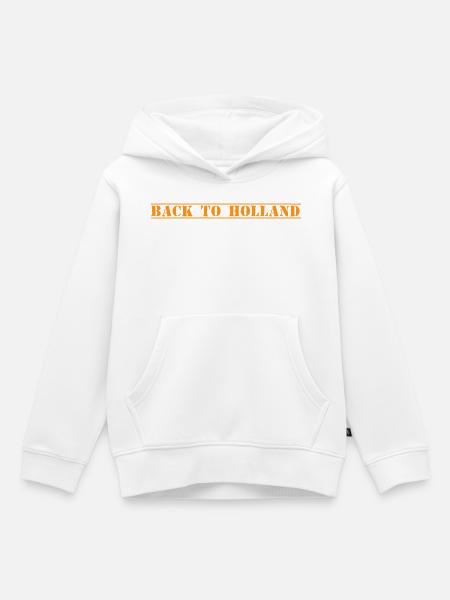 Holland - Kinder Premium Organic Hoodie - Weiß