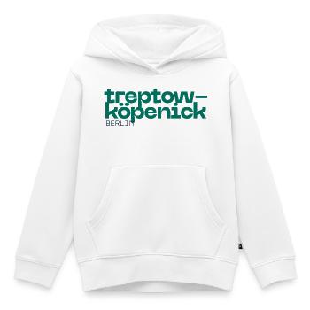 Treptow Köpenick Berlin - Schönes simples Design - Kinder Premium Organic Hoodie - Weiß - Vorne - AI Model Kid Female (0cm)
