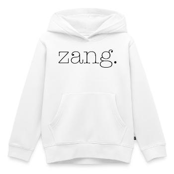 Zang - Kinder Premium Organic Hoodie - Weiß - Vorne - AI Model Kid Female (0cm)