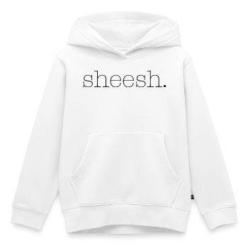 Chut - Sweat Premium à capuche enfant bio - blanc - Devant - AI Model Kid Female (0cm)