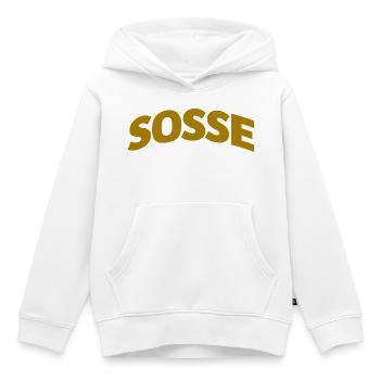 Sosse für immer - Kinder Premium Organic Hoodie - Weiß - Vorne - AI Model Kid Female (0cm)