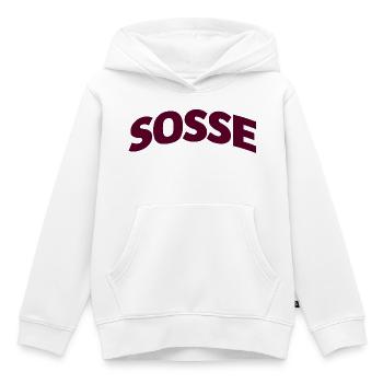 Sosse für immer - Kinder Premium Organic Hoodie - Weiß - Vorne - AI Model Kid Female (0cm)