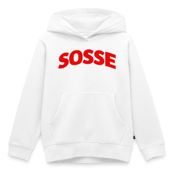 Sosse für immer - Kinder Premium Organic Hoodie - Weiß - Vorne - AI Model Kid Female (0cm)