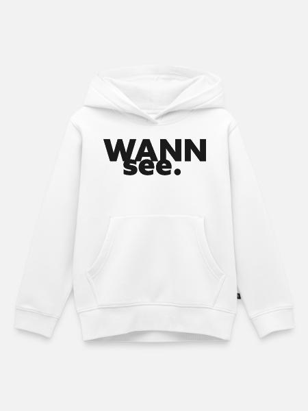 GIUDAN Berlin Collection: Wannsee - Kinder Premium Organic Hoodie - Weiß