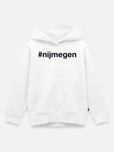 Nijmegen Netherlands - Kinder Premium Organic Hoodie - Weiß