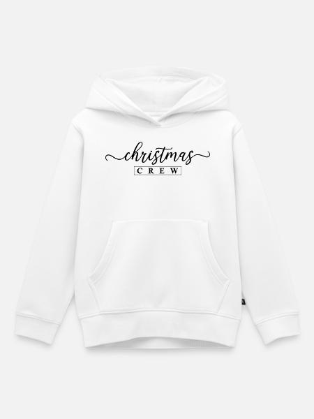 Christmas Crew Weihnachten - Kinder Premium Organic Hoodie - Weiß