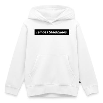 Je fais partie du paysage urbain - Sweat Premium à capuche enfant bio - blanc - Devant - AI Model Kid Female (0cm)