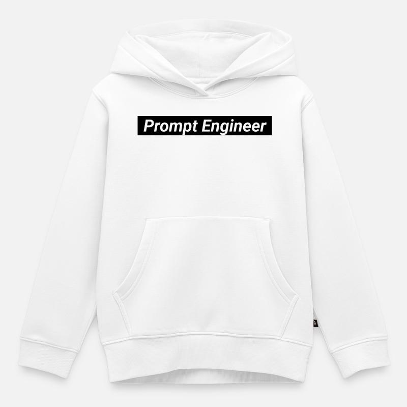 Prompt Engineer künstliche Intelligenz - Kinder Premium Organic Hoodie - Weiß