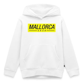 Mallorca 2026 Mallorca Holiday - Kids Premium Organic Hoodie - white - Front - AI Model Kid Female (0cm)