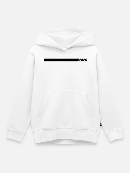 2026 Jahr Element - Kinder Premium Organic Hoodie - Weiß