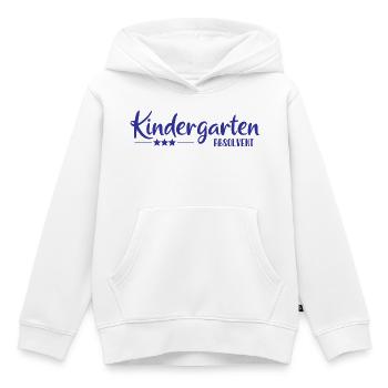 Kindergarten Graduate - School Enrollment - Kita - Kids Premium Organic Hoodie - white - Front - AI Model Kid Female (0cm)