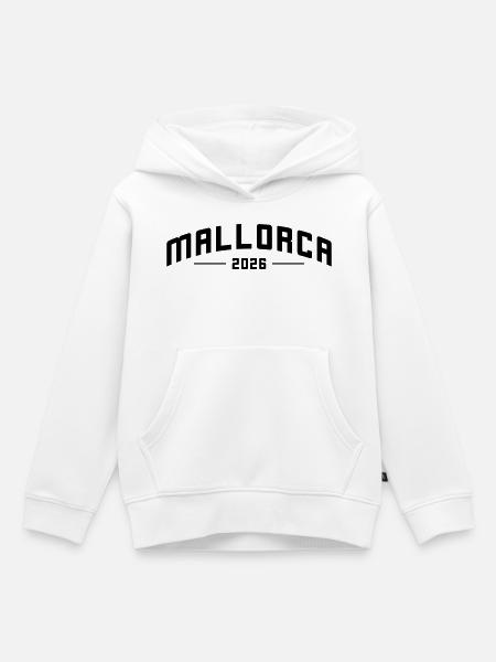 Mallorca 2026 - Kinder Premium Organic Hoodie - Weiß