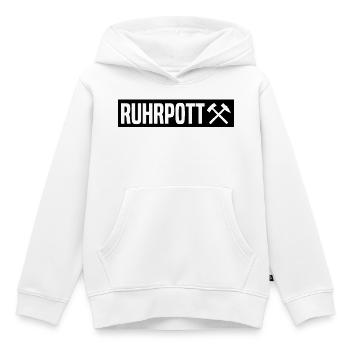 Ruhrpott - Ruhr Pott - Zeche - Zollverein - NRW - Kinder Premium Organic Hoodie - Weiß - Vorne - AI Model Kid Female (0cm)