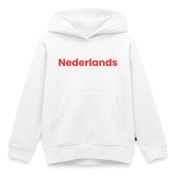 J’adore le néerlandais - Sweat Premium à capuche enfant bio - blanc - Devant - AI Model Kid Female (0cm)