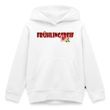 FRÜHLINGSREIF - Kinder Premium Organic Hoodie - Weiß - Vorne - AI Model Kid Female (0cm)