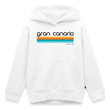 Gran Canaria - Spain - Spanien - Espana - Kanaren - Kinder Premium Organic Hoodie - Weiß - Vorne - AI Model Kid Female (0cm)