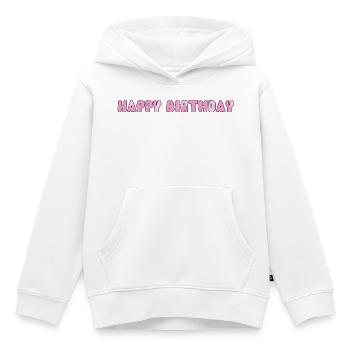 Happy Birthday - Kinder Premium Organic Hoodie - Weiß - Vorne - AI Model Kid Female (0cm)