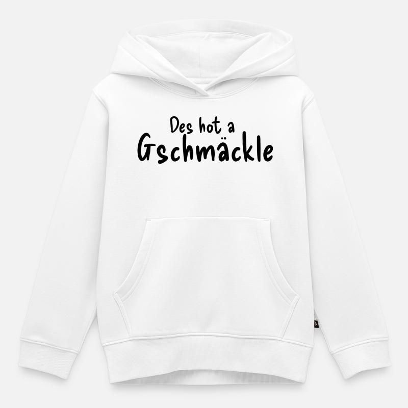 Gschmäckle - Kinder Premium Organic Hoodie - Weiß