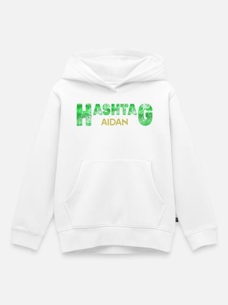 Geschenk für Aidan - Kinder Premium Organic Hoodie - Weiß