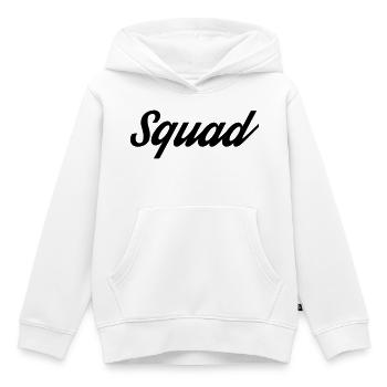 Squad - Kinder Premium Organic Hoodie - Weiß - Vorne - AI Model Kid Female (0cm)