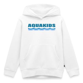 AQUAKIDS - Kinder Premium Organic Hoodie - Weiß - Vorne - AI Model Kid Female (0cm)