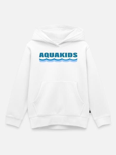 AQUAKIDS - Kinder Premium Organic Hoodie - Weiß