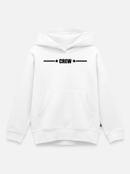 Crew - Kinder Premium Organic Hoodie - Weiß