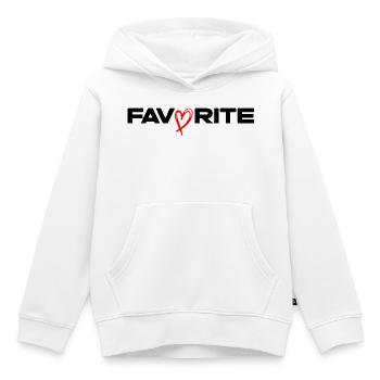 Freehand Herzlinie - Kinder Premium Organic Hoodie - Weiß - Vorne - AI Model Kid Female (0cm)