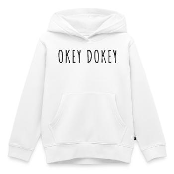 Okay Dokey - Kinder Premium Organic Hoodie - Weiß - Vorne - AI Model Kid Female (0cm)