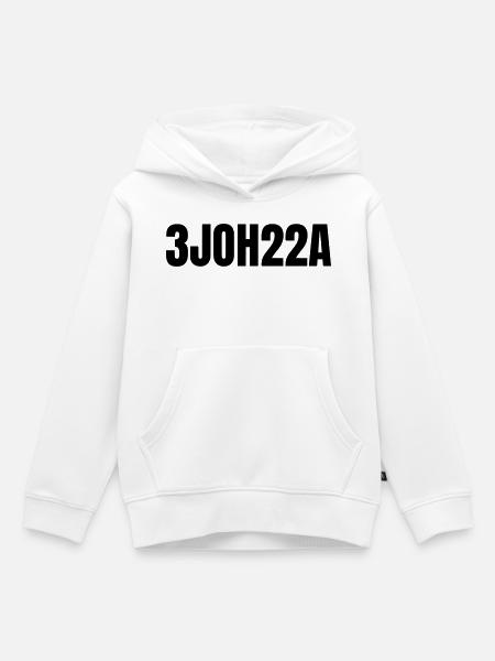 3JOH22A - Kinder Premium Organic Hoodie - Weiß