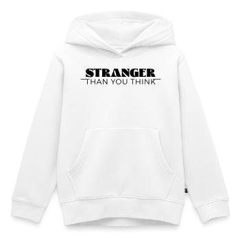 Stranger than you think - Kinder Premium Organic Hoodie - Weiß - Vorne - AI Model Kid Female (0cm)