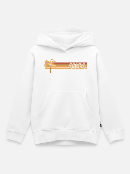Aruba - Kinder Premium Organic Hoodie - Weiß
