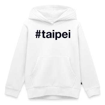Taipei Taiwan Hashtag - Kinder Premium Organic Hoodie - Weiß - Vorne - AI Model Kid Female (0cm)