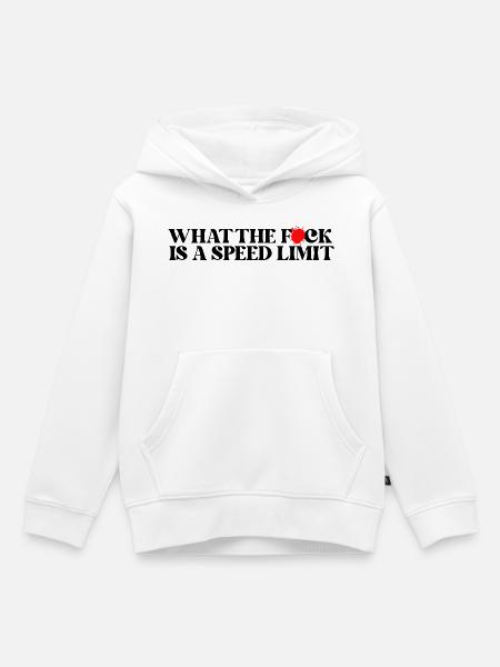 Auto - Kinder Premium Organic Hoodie - Weiß